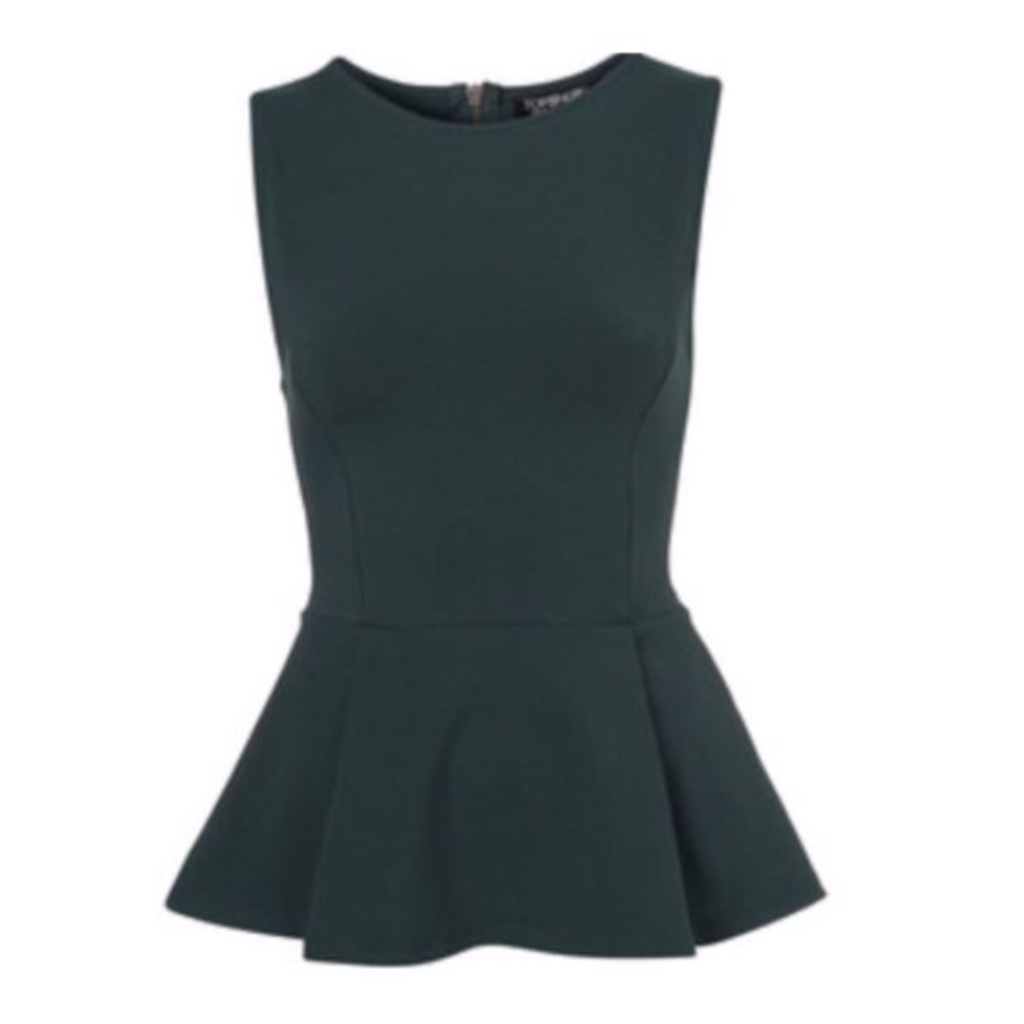 Topshop Basic Peplum